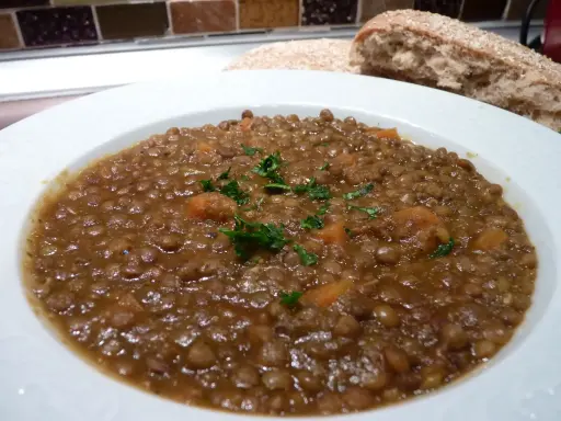 Lentilles viande